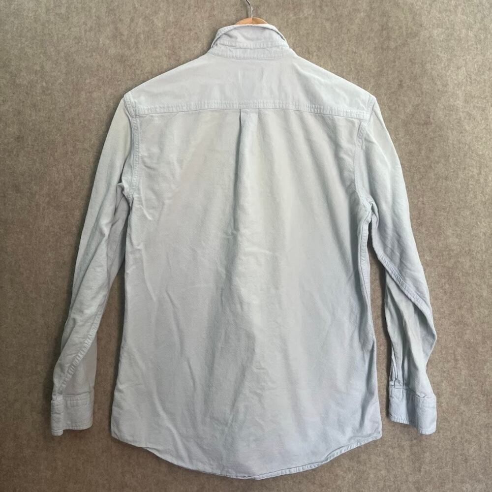 Haggar Light Blue Cotton Button Up Shirt Size Small - Picture 6 of 8